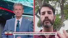 Professoressa accoltellata a scuola, parla il figlio