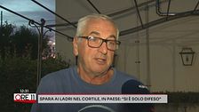 Spara ai ladri nel cortile, in paese: "Si è solo difeso"