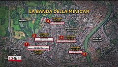 Banda della minicar a Roma, cinque aggressioni in due giorni
