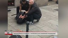 Negozio preso d'assalto, l'intervento dei carabinieri in borghese