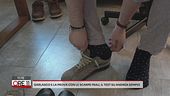 Garlasco, la prova con le scarpe Frau