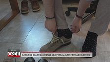 Garlasco, la prova con le scarpe Frau
