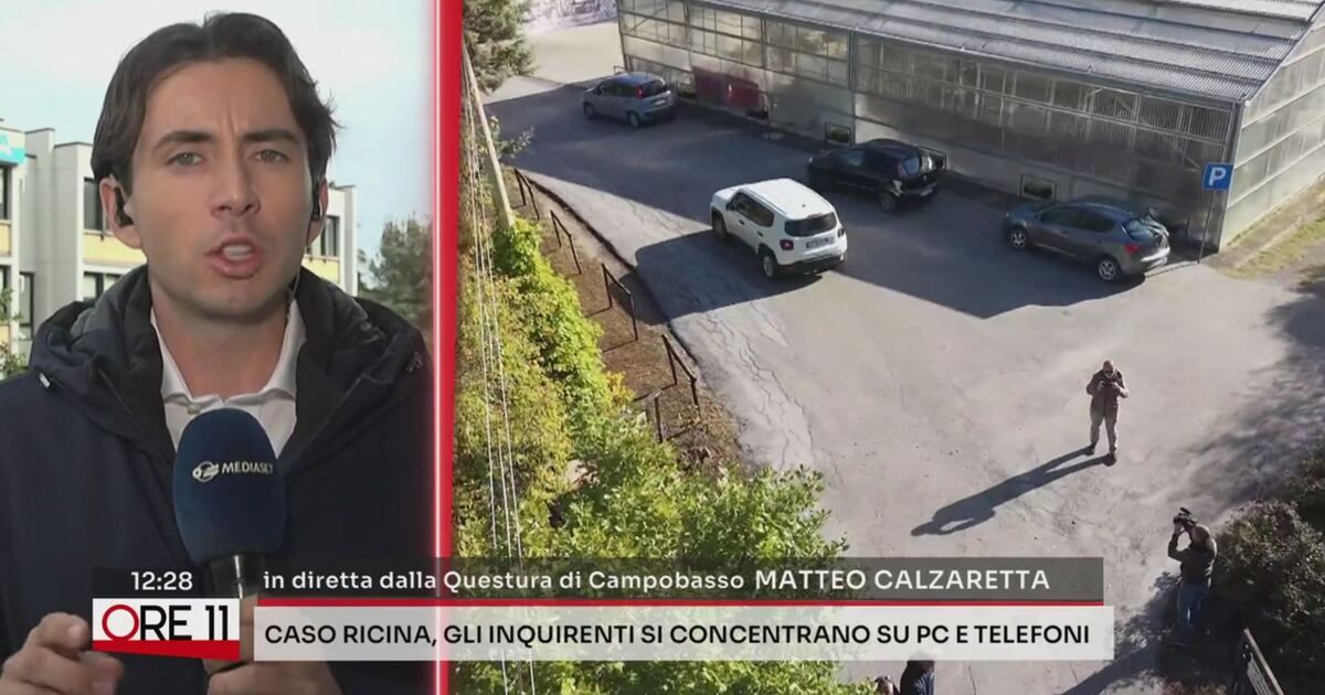 Ore 11: Caso ricina, gli inquirenti si concentrano su pc e telefoni ...