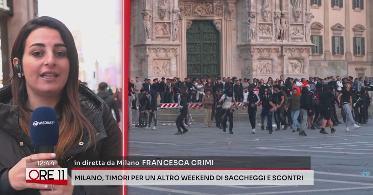 Ore 11: Milano, timori per un altro weekend di saccheggi Video ...