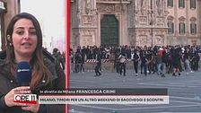 Milano, timori per un altro weekend di saccheggi