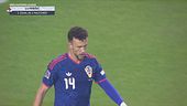Perišic insacca sulla respinta di Unai Simon: Croazia-Spagna 1-0