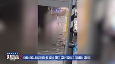 Emergenza maltempo al nord, tetti scoperchiati e alberi caduti