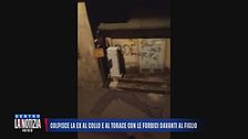 Tenta di uccidere la ex con le forbici, una registrazione esclusiva del vicino
