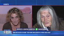 Anna vive in auto a 84 anni, in diretta la figlia