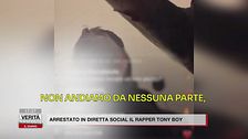 Arrestato in diretta social il rapper Tony Boy