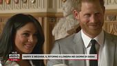 Harry e Meghan, il ritorno a Londra nei giorni di Diana