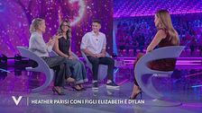 Heather Parisi con i figli Elizabeth e Dylan