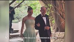 Il discorso di Michelle Hunziker al matrimonio della figlia Aurora Ramazzotti