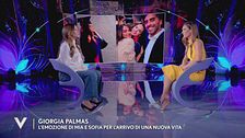 Giorgia Palmas e l'emozione di Mia e Sofia per l'arrivo di una nuova vita