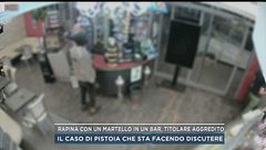 Rapina con un martello in un bar, titolare aggredito