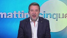 Governo, il Vicepremier Salvini a Mattino Cinque