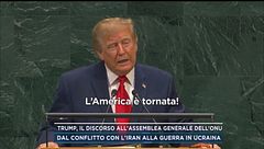 Trump, il discorso all'Assemblea generale dell'Onu