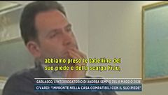Garlasco, l'interrogatorio di Andrea Sempio sull'impronta della scarpa