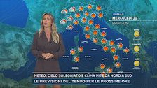 Meteo, cielo soleggiato e clima mite da nord a sud
