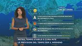 Meteo, tempo stabile e clima mite