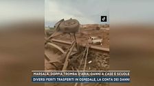 Marsala, doppia tromba d'aria, danni a casa e scuole