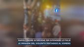 Napoli, padre interviene per difendere le figlie