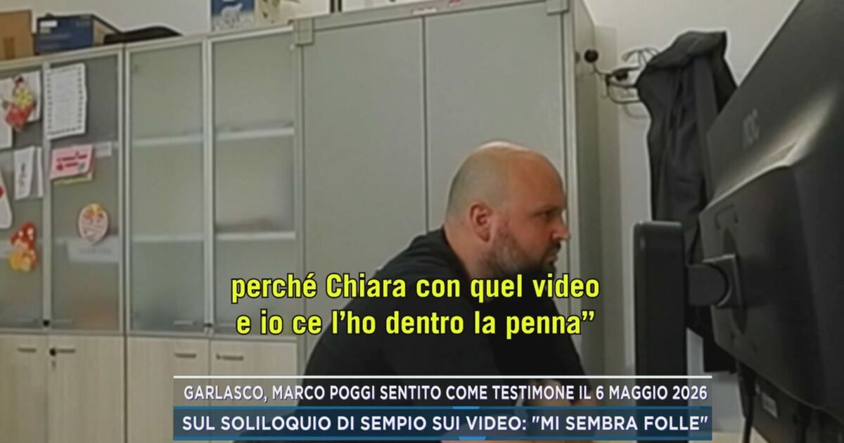 Mattino Cinque: Garlasco, Marco Poggi sentito come testimone il 6 ...