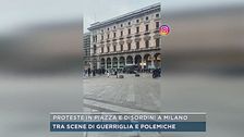 Proteste in piazza e disordini a Milano