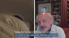 Cambio dell'ora nella notte tra sabato e domenica