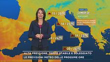 Alta pressione, tempo stabile e soleggiato