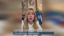 Siher torna libero, la critica della premier Meloni