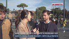 Roma, cresce l'allerta per i cortei in programma oggi