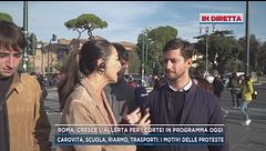 Roma, cresce l'allerta per i cortei in programma oggi
