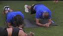 Workout all'aperto: i VIP si allenano in giardino