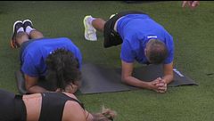 Workout all'aperto: i VIP si allenano in giardino
