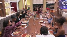 Delle buone pizze per i VIP...con sorpresa