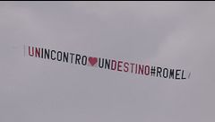 Un aereo per Piera e Roncaccia: "Un incontro un destino #Romel"