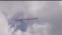 Uno striscione 'regale' per Roncaccia