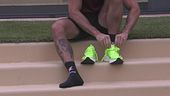 I VIP indossano l'abbigliamento sportivo in vista dell'allenamento