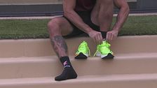 I VIP indossano l'abbigliamento sportivo in vista dell'allenamento