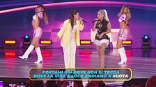 Giada vs Ilaria e Baby K in "Da zero a cento"