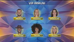Le scelte per l'immunità della quinta puntata