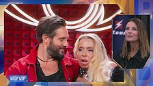Valeria Marini gelosa di Alex Belli e Marina La Rosa