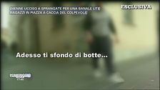 20enne ucciso a sprangate - Ragazzi in piazza a caccia del colpevole