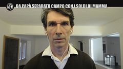 "Da papà separato campo con i soldi di mamma"