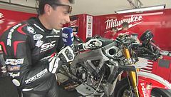 I segreti della moto di Lorenzo Savadori