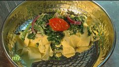 Pasta con torzelle e baccalà