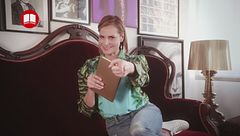 Simona Ventura in "Io leggo e tu?"