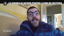 Iacopo, contro i leoni da tastiera