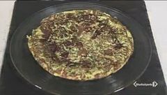 Frittata piselli zucchine e scamorza